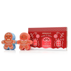 SUGAR & SPICE - Coffret cadeau de 2 éponges infusées édition Holiday -50g