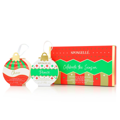 CELEBRATE THE SEASONS - Coffret cadeau de 2 éponges infusées édition Holiday - 50g