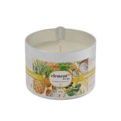 Bougie de massage ananas coco elements for spa