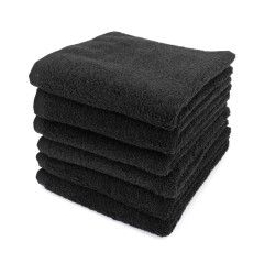 serviette de bain noire