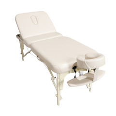 table de massage pliante bois blanc