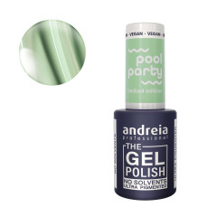 Vernis semi-permanent vegan - Collection Pool Party PP5 vert menthe pastel - 10,5ml 