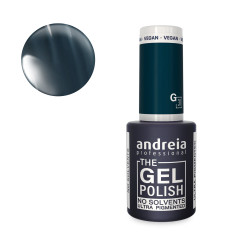 Vernis semi-permanent vegan bleu foncé andreia
