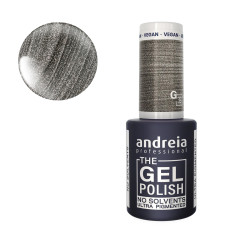 Vernis semi-permanent argent métallique