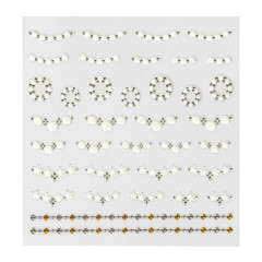 Décors autocollants bijoux pour ongles