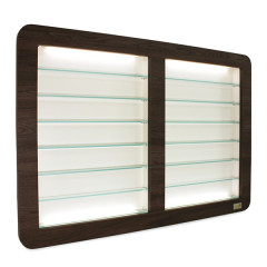  Presentoir Mural Eclairage Led Largeur 117cm XXMEUBLE0021