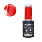 Vernis semi-permanent vegan - G16 rouge orange - 10,5ml 