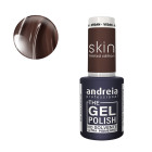 Vernis semi-permanant marron foncé andreia